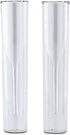 Contemporary Double-walled Glass Champagne Flutes
