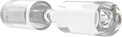 VintageView Vino Pins, Acrylic Wall Mounted Wine Bottle Rack for Wood Surfaces, Stylish Modern Wine Storage with Label