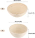 MAVIS LAVEN Round 8 Inch Bread Basket, Rattan Proofing Basket for Dough Rising (189cm)