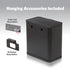 Counter 1.5 (6L) Glad Roomate Under Trash Can - Space Saving Stainless Steel Waste Bin with Dual Lid and Clorox