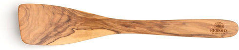 Olive Wood Curved Spatula, Berard - Beige, 32 x 22 x 22 cm