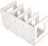 Fdit Wooden Desktop Bookshelf Rack, Storage Shelf for Home, School, Office Organizer (Warm White)