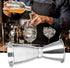 Cocktail Jigger Double Measuring Cup, Stainless Steel Shaker Tool for Various Beverages, 25ml/10ml