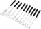 Set of 10 Stainless Steel Split Chocolate Forks for Hot Pot DIY Decorative Tools, Pralines, and Truffles