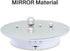 White,7.87inch /17.6lbs Rotating Display Stand Turntable Stand Spinning Stand for Product Shows Max Load,White Round