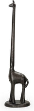 DreamsEden Vintage Giraffe Stand Paper Towel Holder - Cast Iron Tall Animal Paper Towel Stand Home Bedroom Bathroom