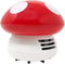 allydrew Cute Portable Mini Vacuum Cleaner for Home and Office, Mushroom