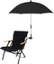 Universal Adjustable Beach Chair Umbrella with Clamp, Clip on Sunshade for Stroller,