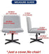 TOPCHANCES Dining Room Chair Covers, Stretchable Waterproof Armless Criss Cross Slipcover for Home Office Party
