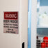 Warning Beer Fridge Magnet, Funny Sign Magnet Stickers, DO NOT Put Food or Water in This Fridge
