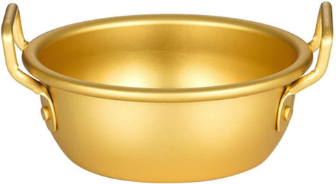 Yardwe Korea Ramen Pot, Fast Noodles Cooking Pot, Aluminum Ramyun Pot with Handles, for Soup, Curry, Pasta