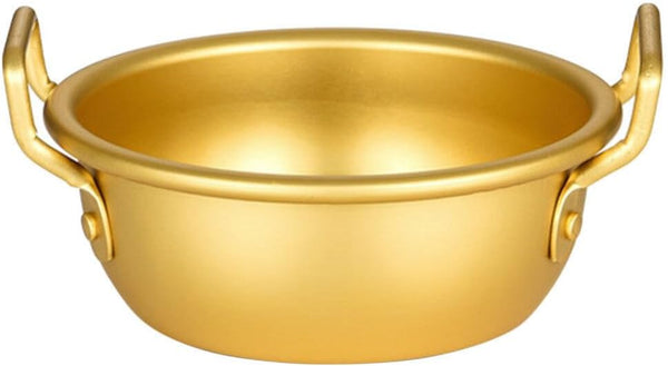 Yardwe Korea Ramen Pot, Fast Noodles Cooking Pot, Aluminum Ramyun Pot with Handles, for Soup, Curry, Pasta