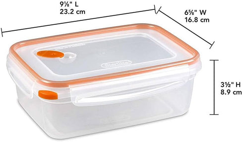 Sterilite 03221106 Rectangle Ultra-Seal Container, 8.3 Cups