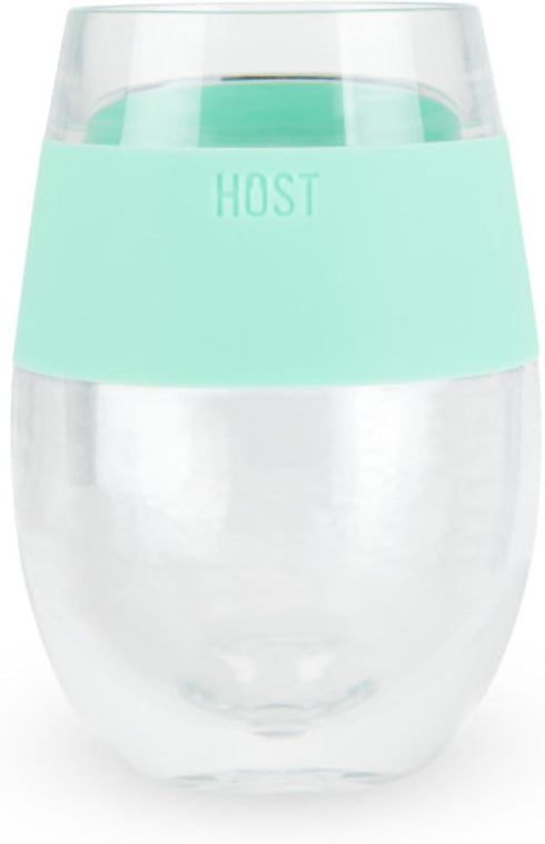 Host Cooling Cup, Double Wall Insulated Drink Chilling Tumbler, 8.5 oz, Mint, Set of 1