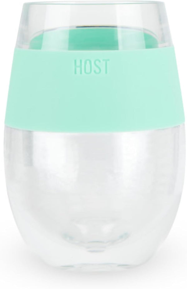 Host Cooling Cup, Double Wall Insulated Drink Chilling Tumbler, 8.5 oz, Mint, Set of 1