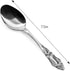 DecorRack 36 pieces Dinner Spoons, Food Grade Stainless Steel Spoons, 7.5 inches, Flatware for Home, Restaurant, Dishwasher Safe.