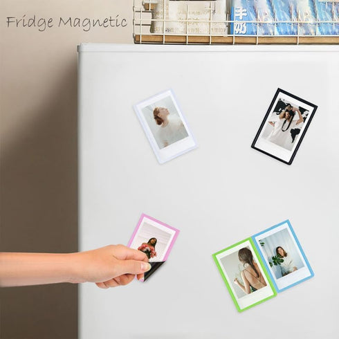 Orga'Neat 15 Pack Magnetic Photo Frame for Fujifilm Instax Mini, Small Picture Holder for 8.6cm x 5.4cm Pictures