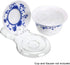 Hipiwe Acrylic Tea Cup Saucer Display Stands, Clear Dinnerware Easel Stand, Pack of 8