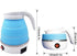 Travel Portable Foldable Electric Kettle, 0.6L Collapsible Hot Water Boiler for Coffee and Tea