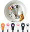 Cat Paw Design Silicone Head Stainless Steel Spoon, Coffee/Tea/Dessert/Mixing Flatware