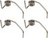 eMagTech 4PCS Refrigerator Divider Door Spring DA61-08314A for Samsung Refrigerators RF28HFEDBSR/AA