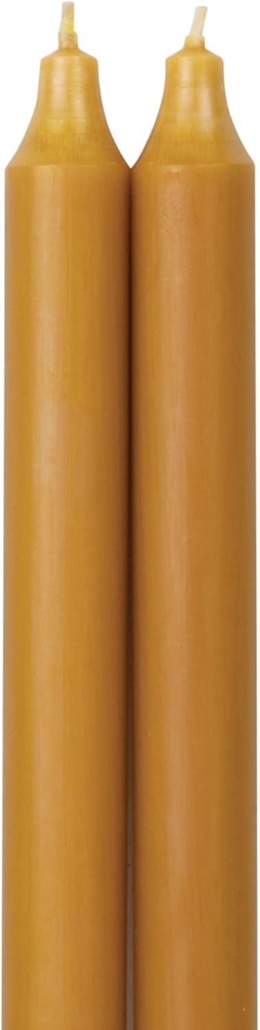 Northern Lights Candles, 12" 2pk Tapers, Caramel