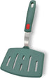 Silicone Fish Spatula Turner, Wide Slotted Pancake Spatula for Nonstick Cookware, Heat-Resistant to 600°F (Green)