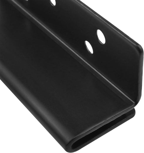 Bed Frame Heavy Duty Hook Slot Bracket, Bed Hardware Plate Attachment for Wooden Bed (2pcs)