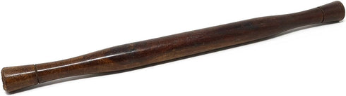 Handmade Mango Wood Rolling Pin, 14 Inch Long Dough Roller for Roti Chapati Paratha, Made in India