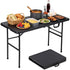 ZENY 4ft Portable Folding Table Plastic Indoor Outdoor Picnic Party Camp Dining