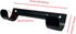 Wall Mount Ironing Board Hanger, Organizer Rack for Laundry Rooms, Space-Saving Storage with Screws (Black)
