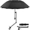 DUOUPA Patio Umbrellas UPF 50+ 360 Adjustable Shade Umbrella,Beach Umbrella with Universal Clamp,Beach