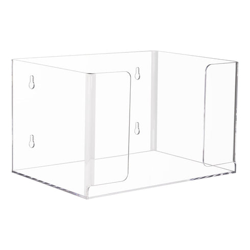 Extra Large Trash Bag Dispenser Roll Holder, Wall Mount Acrylic Garbage Bag Dispenser Roll Holder for Kitchen Cabinet