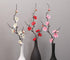 Rikyo 100 Artificial Silk Cherry Blossom Flower Heads Spring Fake Plum Blossom Peach Blossom,Vase Fillers,Corsages