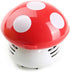 Sewroro Desktop Vacuum Cleaner, Mini Mushroom Shaped Table Dust Vacuum, Portable Corner Cleaner, Battery Operated Red