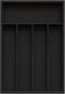 Bamboo Silverware Organizer, Kitchen Drawer Utensil Holder, Cutlery Tray & Spoon Storage with Grooved Drawer Dividers