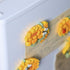 4 PCS Sunflower Resin Fridge Magnets for Refrigerator, Whiteboard, Office, Photo Cabinet, Bulletin Board Home Decoration