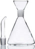 ELETON Olive Oil Dispenser Bottle - Glass with No Drip Bottle Spout - Pourer Dispensing Bottles for Kitchen - 16 oz
