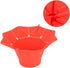 Red Folding Popcorn Bowl, Microwave Oven Popcorn Popper, DIY Silicone Maker for Home Kitchen