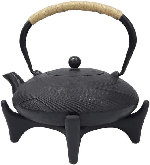 Iron Teapot Trivet Stand, Japanese Tea Pot Holder Stand - Cast Iron Kettle Trivet for Cast Iron Pots (L)