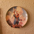 Wall Mount Metal Display Stand, Black Easel for Photos, Decorative Plates, Tablets, and Art with Anchors and Screws