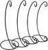 Ornament Display Stand, Air Plant Holder, Black Iron Wire Hanging Hook for Home Party Decor