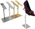 VIDAYA Countertop Set 2 Silver Display Stand, Stainless Steel Shoe Risers Adjustable Retail Supplies, Rack