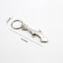 Creative Metal Corkscrew Shark Beer Bottle Opener Keychain Pendant for Fun Bottle Opening