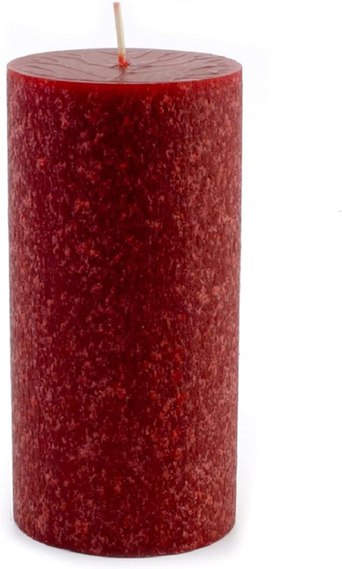 Root Candles Unscented Timberline Pillar Candle, 3 x 6-Inches, Garnet