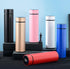 Smart Water Bottle, Stainless Steel Vacuum Flask Travel Mug with LCD Touch Screen, Insulated for Hot or Cold, Red