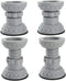 Housoutil 4pcs Anti Vibration Pads for Washing Machine, Washer Leg Stabilizer Support