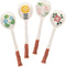 Set of 4 Ceramic Soup Spoons, Asian Tablespoon for Ramen, Pho, Wonton, Dumplings, Miso - Chinese and Japanese