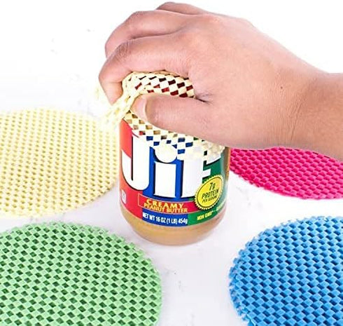 Generic 6 Piece Round Multi-Purpose Jar Gripper Pad Bottle Lid Opener, Colors May Vary