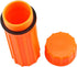 3-in-1 Orange Waterproof Match Storage Box with Firestarter Flint by SE